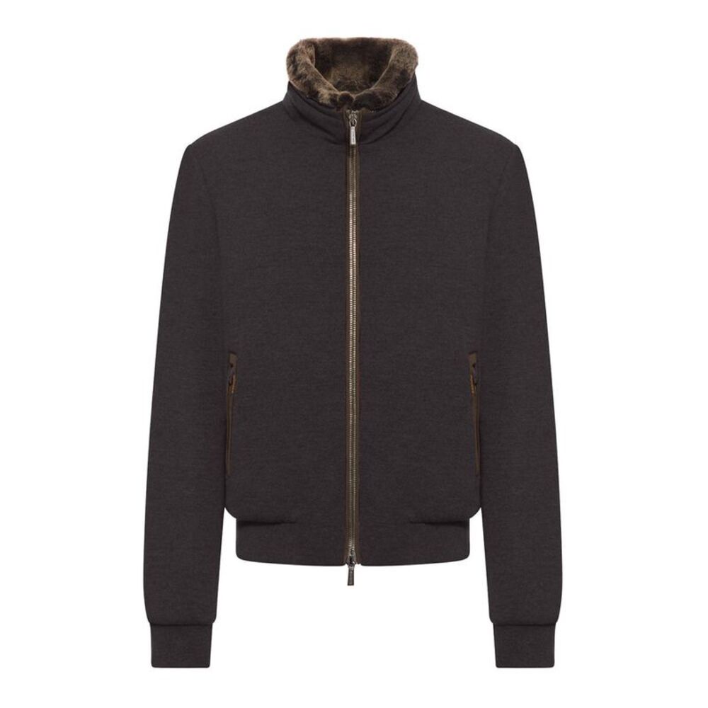 Moorer Men Beautiful Cashmere And Silk Bomber Jackets
